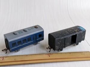 エンドウ HOゲージ 鉄道模型 客車　貨車　ワム 60124 TER ジャンク　金属製　真ちゅう製　真鍮