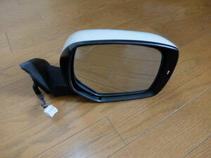 Legacy BR9 BRM door mirror driver`s seat side white beautiful goods 