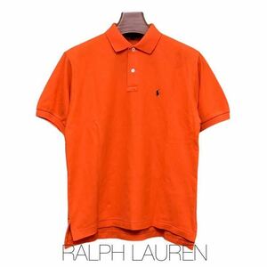 RALPH LAUREN ,POLO ,ポロ ,ラルフローレン ,半袖ポロシャツ ,オレンジ, 古着, Lサイズ