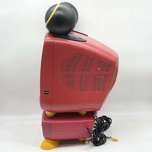 動作確認済み◎希少品 Disney ディズニー DTV-1400J-C ブラウン管テレビ カラーテレビ DVD/CDプレーヤー 2004年製 セットの画像4