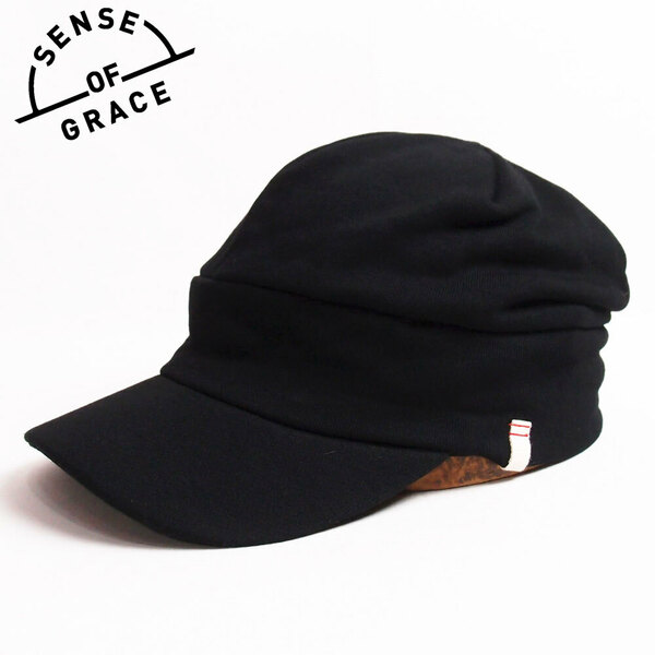 新品 SENSE OF GRACE ポインケアキャップ ブラック フリーサイズ