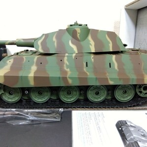 482■1/16 HENG LONG ヘンロン GERMAN KING TIGER キングタイガー 2.4GHz  No.3888-1 RCバトルタンク 戦車 動作未確認 未使用ジャンクの画像4