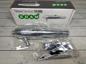 493■EDAM　ED-2 フランジマフラーセット・1/8　レーシング　Hiro Factory　RC エンジン ラジコン　マフラー　未使用現状品