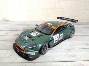 520■AUTOart　オートアート　1/18　アストンマーチン　ASTON MARTIN　DBR9　 '05 ル・マン #59 (グリーン)　本体のみ　ジャンク現状品