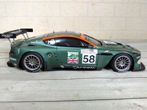 520■AUTOart　オートアート　1/18　アストンマーチン　ASTON MARTIN　DBR9　 '05 ル・マン #59 (グリーン)　本体のみ　ジャンク現状品_画像3