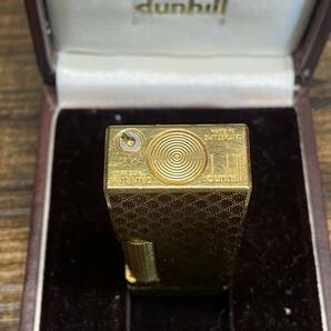 極美品 ダンヒル dunhill ガスライター ゴールド 着火未確認の画像6