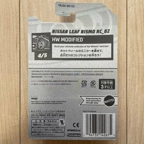 ★ホットウィール★ nissan leaf nismo rc 02 日産 リーフ ニスモ仕様 ミニカーの画像6