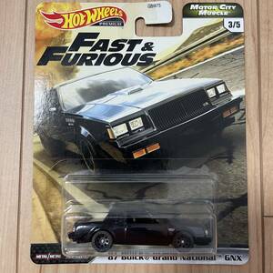 ★ホットウィール★ 87 Buick Grand National GNX fast and furious ビュイック グランド ナショナル ワイルドスピード ワイスピ ミニカー