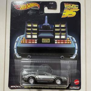 ★日本未発売 35周年記念品★ Back To The Future Time Machine ホットウィール バックトゥザフューチャー タイムマシーン デロリアン