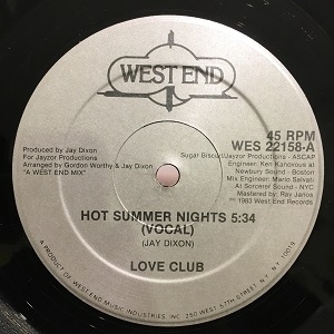 【コピス吉祥寺】LOVE CLUB/HOT SUMMER NIGHTS(WES22158)