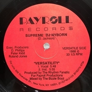 【コピス吉祥寺】SUPREME DJ NYBORN/VERSATILITY(PR732)
