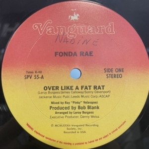 【HMV渋谷】FONDA RAE/OVER LIKE A FAT RAT(SPV55)