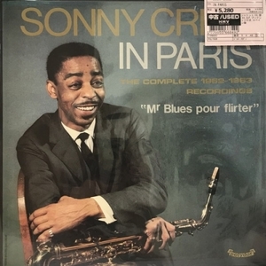 【新宿ALTA】SONNY CRISS/IN PARIS(FSRBOX2)