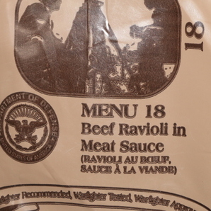 ★ 特価スタート ★ 沖縄米軍実物 21年製造 24年検品 新型MRE レーション NO12.13.18 3個セット ディスプレイ コレクション 未開封 の画像4
