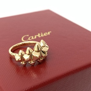 Cartier カルティエ クラッシュ ドゥ カルティエ リング Au750 K18PG ピンクゴールド 51の画像1