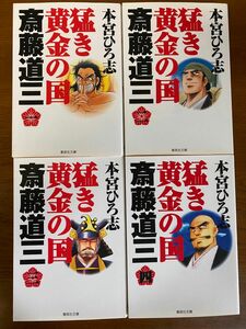 猛き黄金の国　斎藤道三　全巻セット　集英社文庫