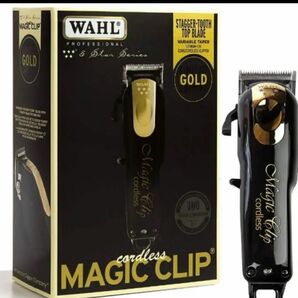 wahl コードレスバリカンファイブスターマジッククリップ GOLD/BLACK