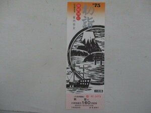 16・鉄道切符・’75初詣・箱根神社