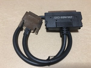 未チェック コンテック CardBus対応デジタル入出力カード用シールドケーブル DIO-68M/96F(CA210802)