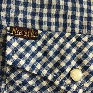 《 H509》Wrangler ラングラー 長袖シャツ ウエスタンシャツ チェック made in USA XL トップス 1円スタート アメリカ古着 古着卸の画像5