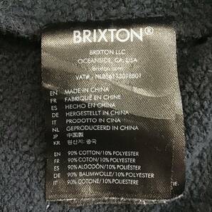 《 H 630》Brixton プリクストン パーカー プルオーバー サーファー スケーター スノーボーダー M 黒 1円スタート アメリカ古着 古着卸の画像5