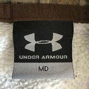 《 H 635》UNDER ARMOUR アンダー アーマー パーカー プルオーバー カモフラ アウトドア トップス M 1円スタート アメリカ古着 古着卸の画像4