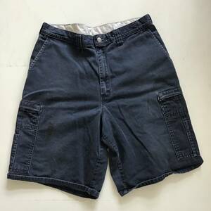 《 H 679》Dickies ディッキーズ ショーツ 半ズボン ショートパンツ アウトドア レジャー サイズ34 紺 1円スタート アメリカ古着 古着卸