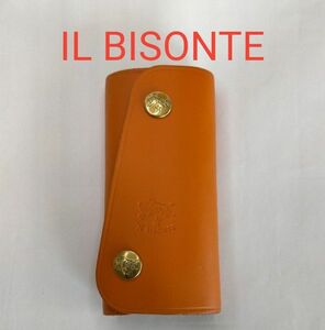 IL BISONTE キーケース オレンジ