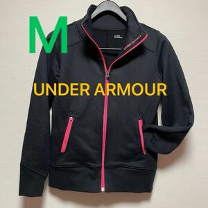 アンダーアーマー UNDER ARMOUR ジャケット レディース M ブラック　ピンク