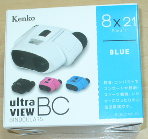 Kenko ultra VIEW BC light weight * compact small size binoculars (BC8x21MC-BL) blue 