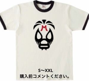 プロレス リンガーTシャツ ミル・マスカラス ルチャリブレ PWFチャンピオン 仮面貴族 スカイハイ ミルマスカラス フライングクロスチョップ