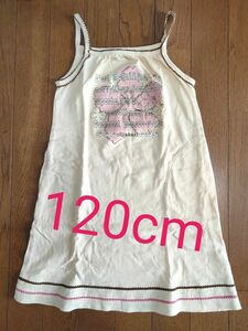 ★　USED　★　キッズ　夏服　キャミソール　ワンピース　120cm　