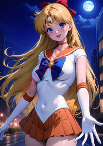 ポスター A4サイズ アニメ 同人 高品質 美少女 巨乳　セーラーヴィーナス Sailor Moon　192-54