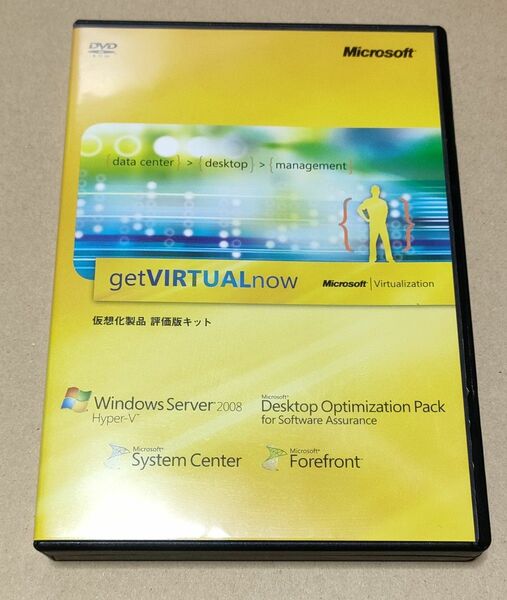 研究用Microsoft Virtualization getVIRTUALnow 仮想化製品 評価版キット 未使用品 DVD6枚
