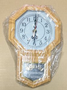 未使用　振り子 壁掛け時計 レトロ調 　2003年ぐらい製造