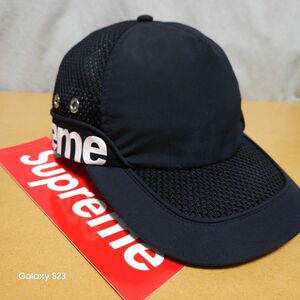 美品 Supreme Side Logo 5-Panel 黒 シュプリーム