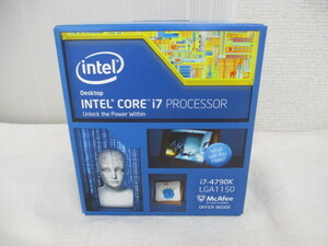 ∝100 CPU Intel CORE i7 4790k LGA1150 インテル BOX プロセッサー 4.0GHz ファン付属 検：パソコン パーツ PC コンピューター