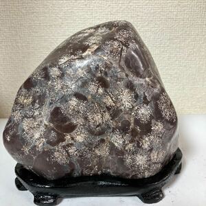 白山紋石107 鑑賞石　紋石　水石