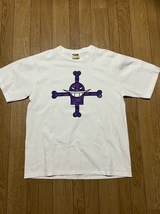 ★XL★　BAPE × one piece Whitebeard 　ベイプ　ワンピース　白ヒゲ　Tシャツ　ビンテージ　レア　半袖　白　Pirates Edward Newgate tee_画像1