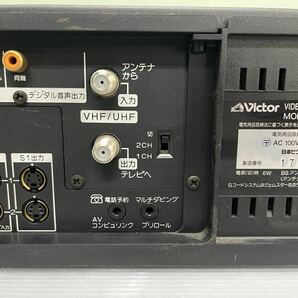ジャンク品 Victor ビクター HR-X3SPT ビデオデッキ 現状品 ビデオレコーダー オーディオ機器 S-VHS の画像6