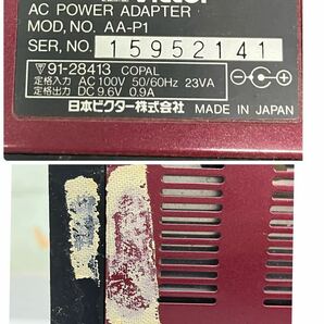 ジャンク品 Victor ビクタービデオムービーGR-C1 ACアダプタ AA-P1 ビデオカメラ ビンテージ の画像9