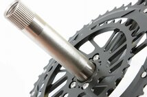 【即納】ロード用 クランク セット 170mm 9/10/11s 53X39T ダブル　CNC　一体チェーンリング　BB68対応　ホローテックII互換　TOL-TL70_画像7