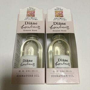 Diane ヘア&ボディオイル 心安らぐ摘みたてグラースローズの香りシグネチャーオイル　ダイアンボヌール 100ml 2本