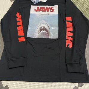 Lサイズ ジョーズ JAWS ユニバーサルスタジオ サメ ロンt tシャツ 長袖の画像2