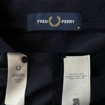 (美品) フレッドペリー FRED PEARLY ポロシャツ M ネイビー ブラウン 半袖シャツ M3600_画像9