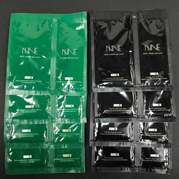 送料無料・匿名配送・即決　NNE ニードル炭酸パック　黒・緑×4セット