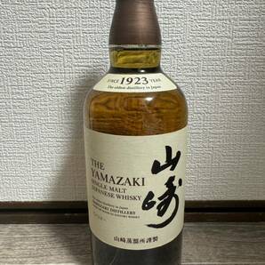 新品未開封 サントリーシングルモルトウイスキー （山崎）700ｍｌ アルコール分43％ 山崎蒸溜所謹製 箱無しの画像1