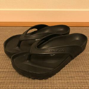 ドイツ製 BIRKENSTOCK ビルケンシュトック Honolulu EVA ホノルル エヴァ 36 (23cm) ブラック ウォシャブル サンダル 黒