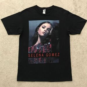 美品 セレーナ・ゴメス SELENA GOMEZ REVIVAL TOUR 2016 ツアー Tシャツ M ブラック GILDAN バンドT ロックT リバイバル BAND T-SHIRT