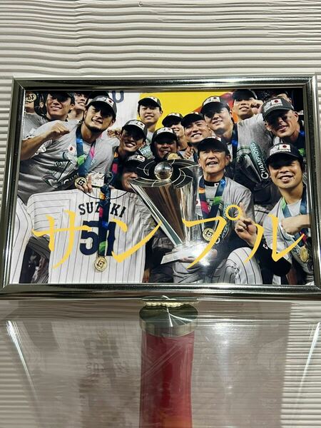 大谷翔平　A4写真　WBC 劇的優勝での集合写真